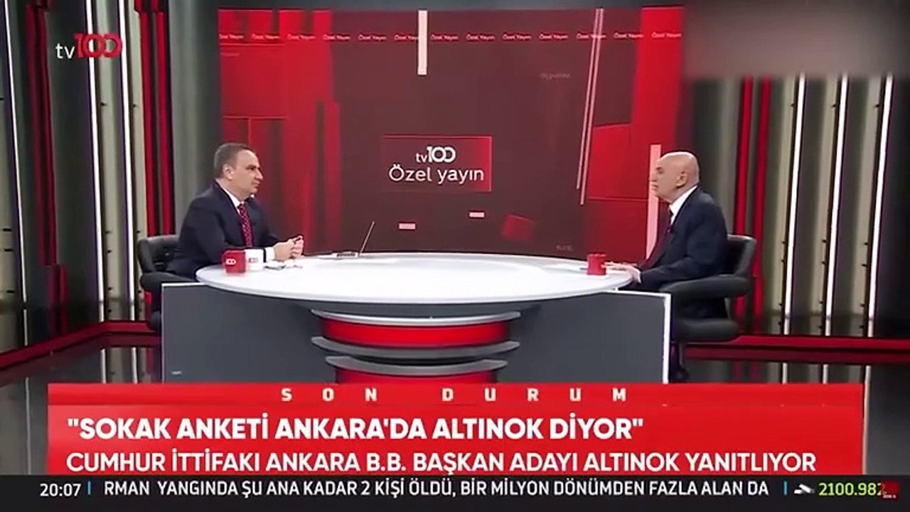 Turgut Altınok son anket sonuçlarını canlı yayında açıkladı