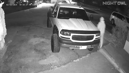 Barking Dog Startles Truck Mechanic