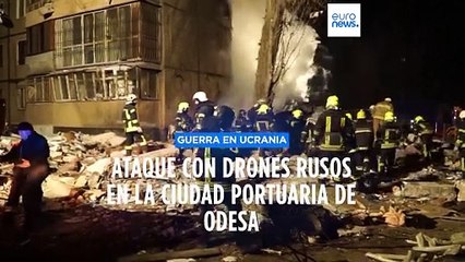 Guerra en Ucrania: la caída de un dron ruso causa 7 muertos en Odesa