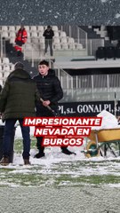 La nevada retrasa el Burgos-Cartagena