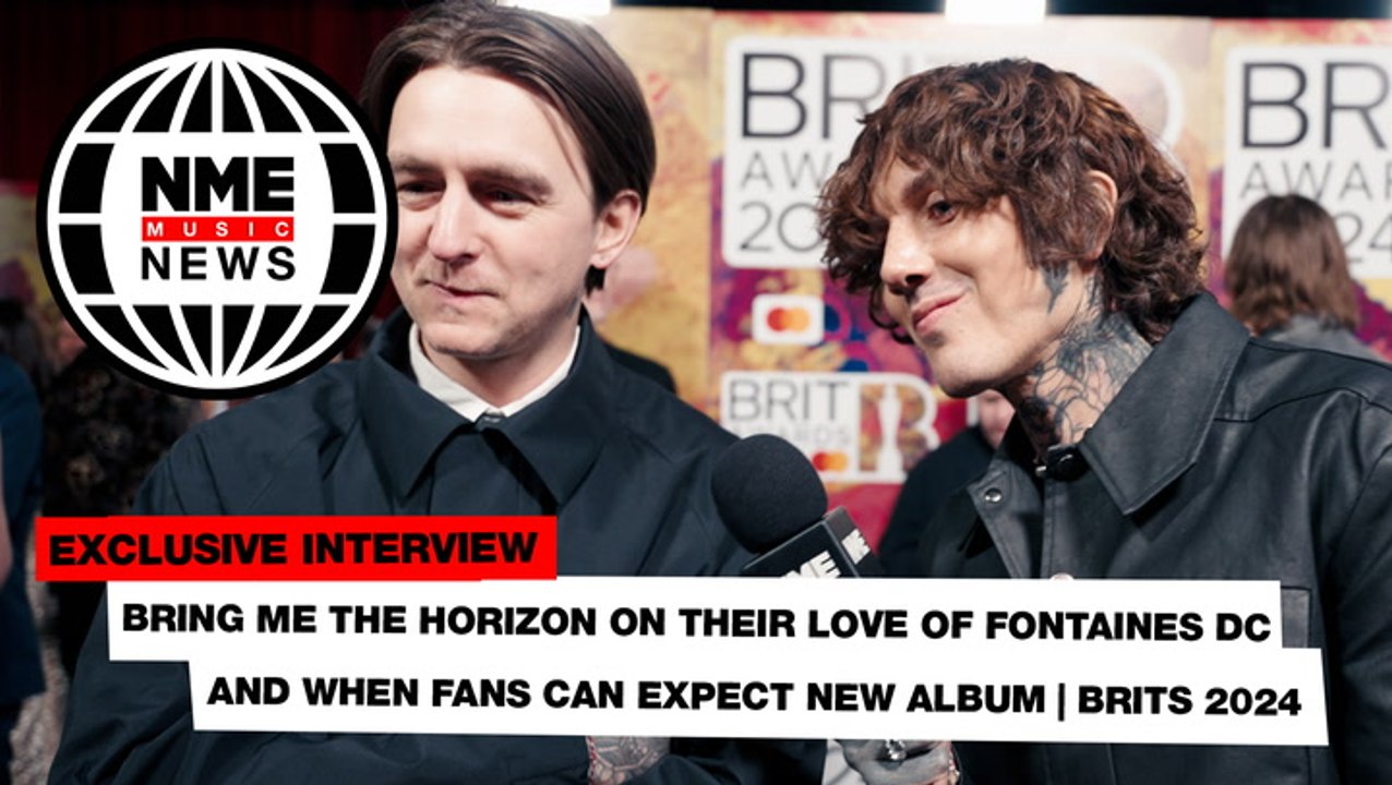 Bring Me The Horizon on their love of Fontaines DC and when fans can expect the new album | BRITs 2024