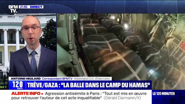 Guerre Israël/ Hamas: trois avions américains ont largué l'équivalent de 38.000 repas au-dessus de la bande de Gaza