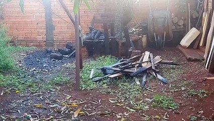 Bombeiros são acionados para combaterem incêndio no Santos Dumont