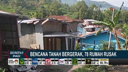 78 Rumah di Brebes Rusak Akibat Bencana Tanah Bergerak