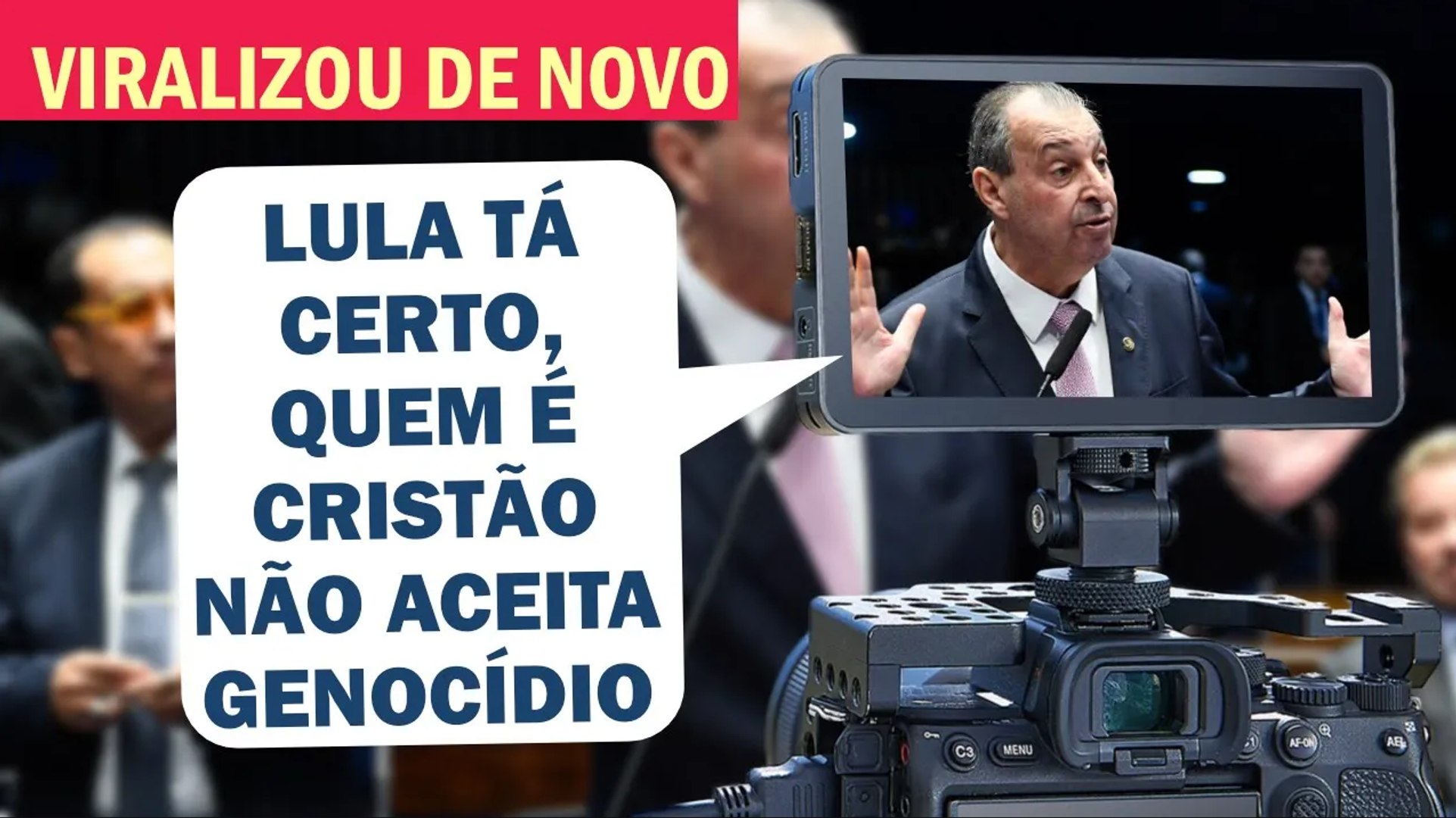EM 10 DIAS, É O 2° VÍDEO DO SENADOR OMAR AZIZ SOBRE GAZA QUE VIRALIZA | Cortes 247