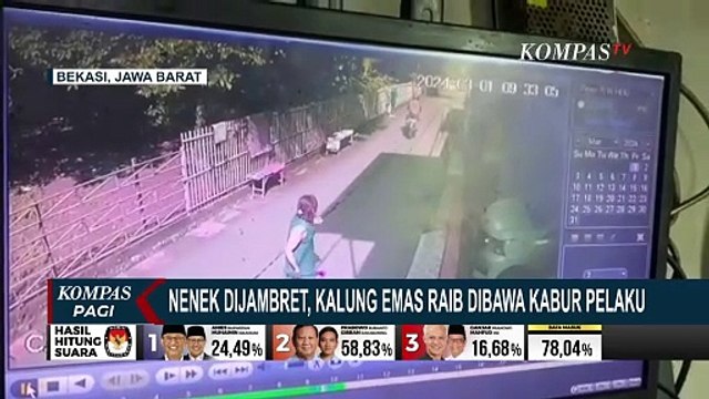Tega! Nenek di Bekasi Dijambret Pemuda, Kalung Emas Raib