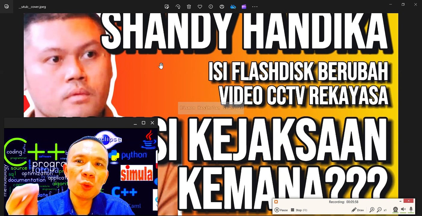 LAPOR KOMISI KEJAKSAAN TERKAIT BUKTI DIGITAL VIDEO CCTV REKAYASA!!!