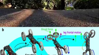 New Unmanned combat aerial vehicle drone This is awesome. If the chassis can deform, this is a multi-modal mobile deformable robot that can fly, stand, bend down, jump, and crawl Fair Project science kids