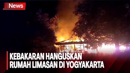 Rumah Limasan di Yogyakarta Ludes Terbakar, Diduga Korsleting Listrik