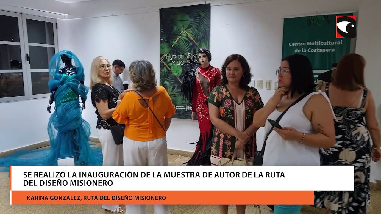 Se realizó la inauguración de la Muestra de Autor de la Ruta del Diseño Misionero
