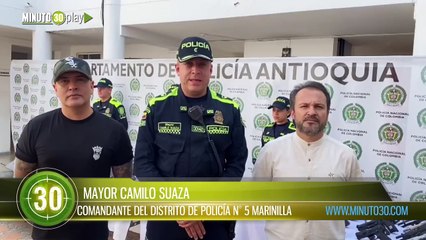 armas incautadas en marinilla