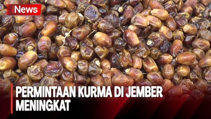 Jelang Bulan Ramadhan, Penjualan Kurma di Jember Meningkat Pesat