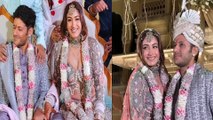 Surbhi Chandna Wedding: एक दूजे के हुए सुरभि और करण, Dance करते हुए Actress ने मारी Entry |FilmiBeat