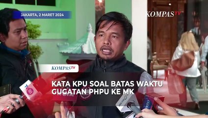 Kata KPU Terkait Batas Waktu Gugatan Perselisihan Hasil Pemilu ke MK