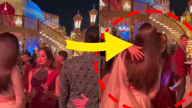 Anant Ambani Pre Wedding: Vicky Kaushal Katrina Kaif Hugs Janhvi Kapoor Shikhar Pahariya,Photo Viral