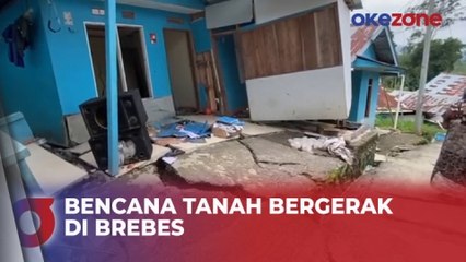 Puluhan Warga Brebes Mengungsi akibat Bencana Tanah Bergerak