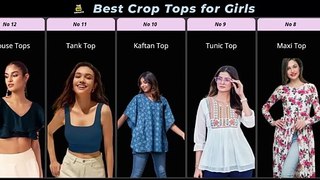 15 types of Crop Tops for Girls Needs
