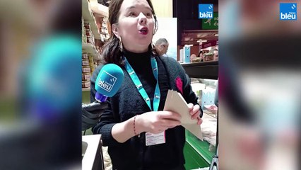 Valérie Delos vendeuse au salon de l'agriculture