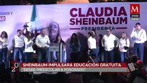 Sheinbaum promete erradicar corrupción en mitin en Ciudad Juárez