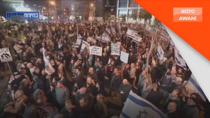 Ribuan rakyat Israel lakukan protes terhadap Netanyahu