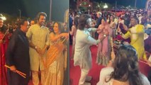Anant Ambani Pre Wedding 2nd Day: Mukesh Nita Ambani MS Dhoni Garba Dance Inside Video Viral