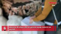 Yer: Adana! 36 milyon 250 bin gümrük kaçağı makaron ele geçirildi