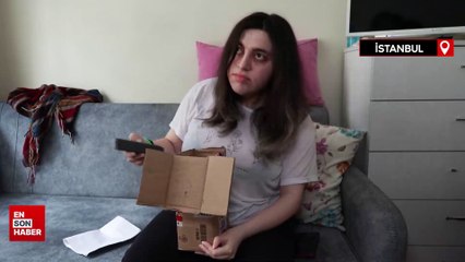 İnternet üzerinden tablet sipariş etti taş çıktı