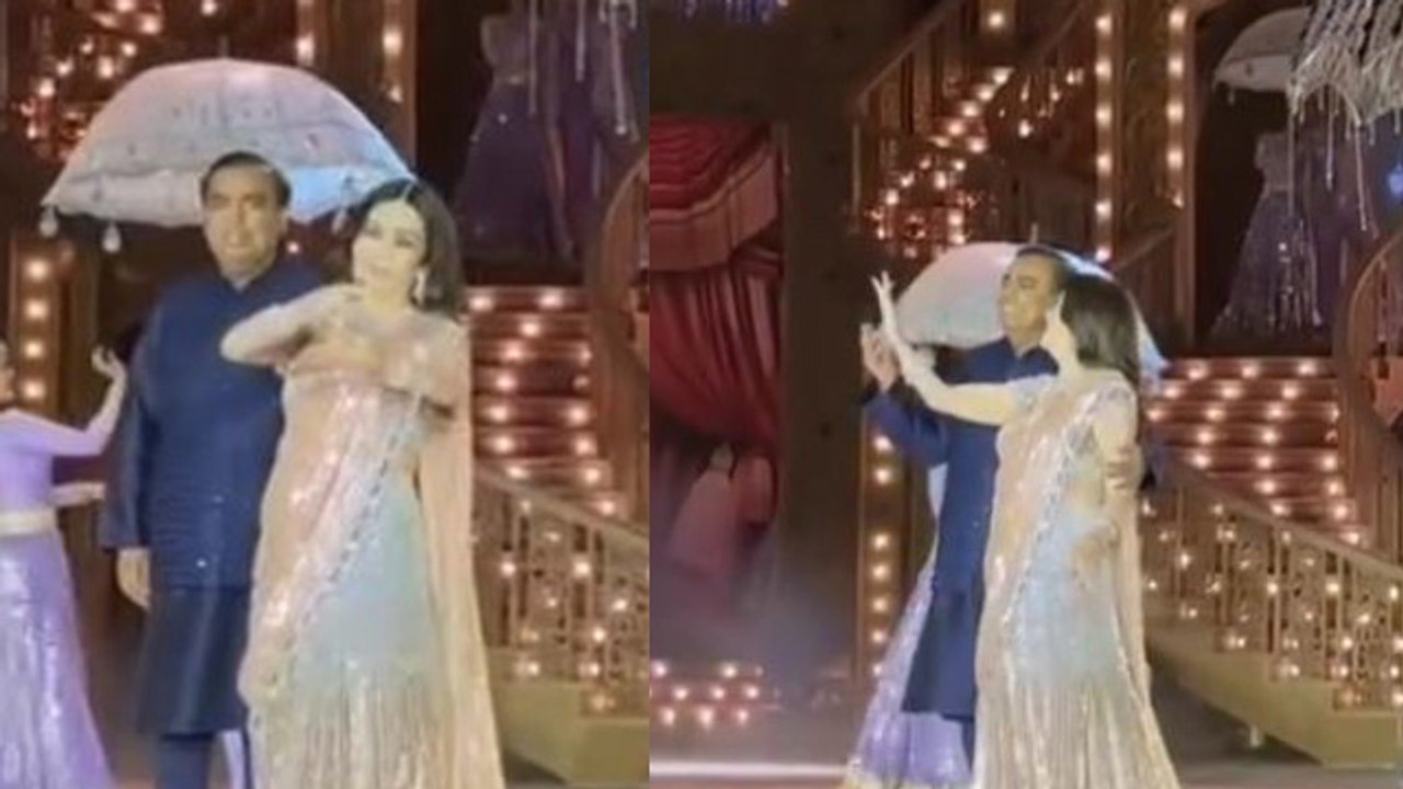Anant Ambani Pre Wedding: Mukesh Ambani Nita Ambani Romantic Dance,Inside Video Viral...