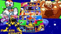 Marvel Super Heroes Vs. Street Fighter - marvel-champ vs X-MEN