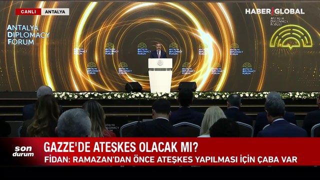 Bakan Fidan: Ramazan öncesi Gazze'de ateşkes için ciddi çaba var