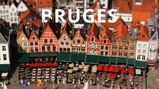 One day in Bruges, Belgium
