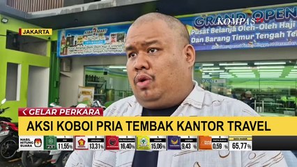 CCTV Rekam Aksi Koboi Mantan Suami Artis Lepas Tembakan 3 Kali ke Arah Kantor Travel!