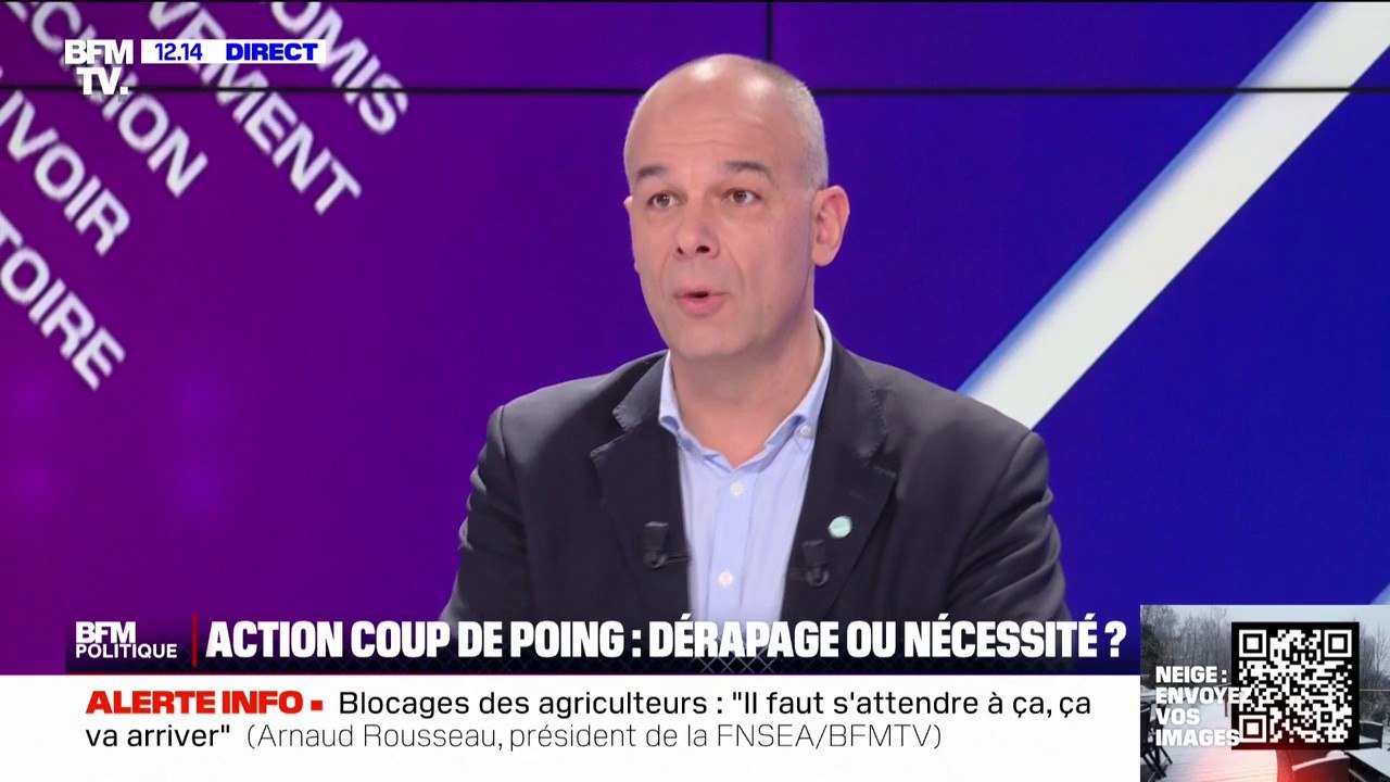 Action coup de poing: Arnaud Rousseau fait la d...