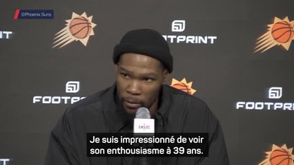 Suns - Durant : "LeBron continue à placer la barre très haut"