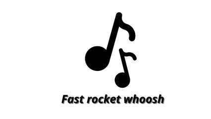 Fast rocket whoosh - sound effect
