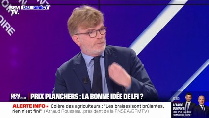 "Il y a besoin de construire des prix planchers (...) qui soient une référence"