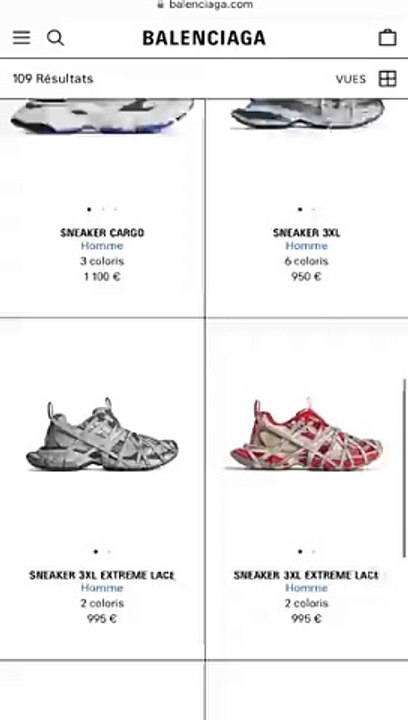 Vous pouvez désormais essayer virtuellement vos paires de chaussures sur le site de Balenciaga !