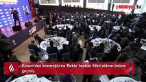 Kurum'dan İmamoğlu'na 'Rabia' tepkisi: Kibri aklının önüne geçmiş