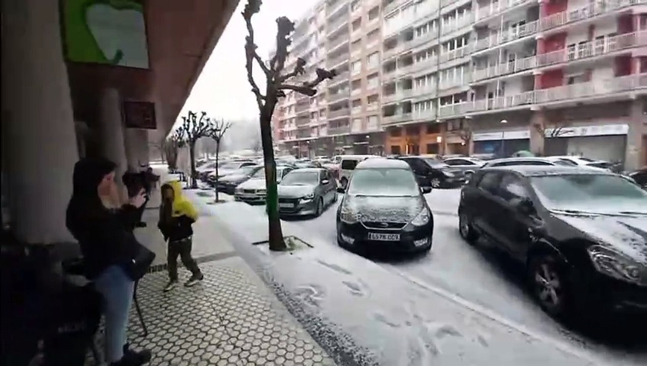 Granizada en Donostia