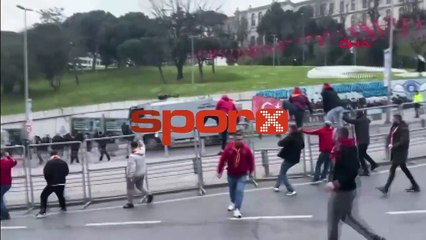 Derbi öncesi olay çıkıt!