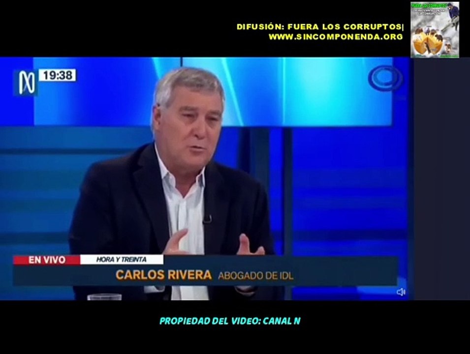 TODA LA DIRECTIVA DE IDL CON GUSTAVO GORRITI DECIDIERON ACUDIR A LA CIDH