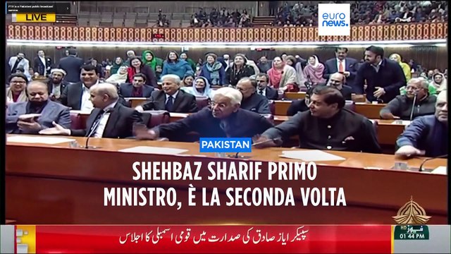 Pakistan, Sharif nuovo primo ministro tra le contestazioni dell'ex premier Imran Khan