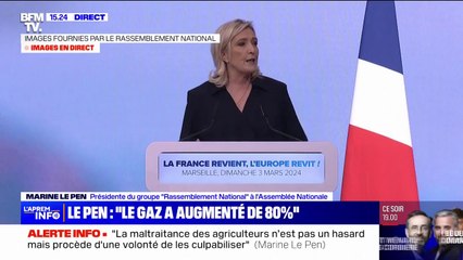 Marine Le Pen: "La France a réalisé son plan énergétique dès les années 70 avec le plan Messmer sur le nucléaire"
