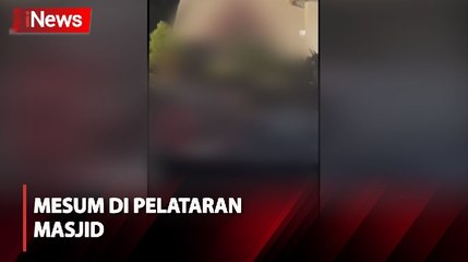 Aksi Mesum Dua Sejoli di Pelataran Masjid BJ Habibie Parepare Viral