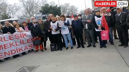 Emekliler İstanbul Kartal Meydanı'nda Taleplerini Sıraladı