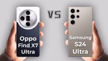 Comparer Oppo Find X7 Ultra vs Samsung Galaxy S24 Ultra
