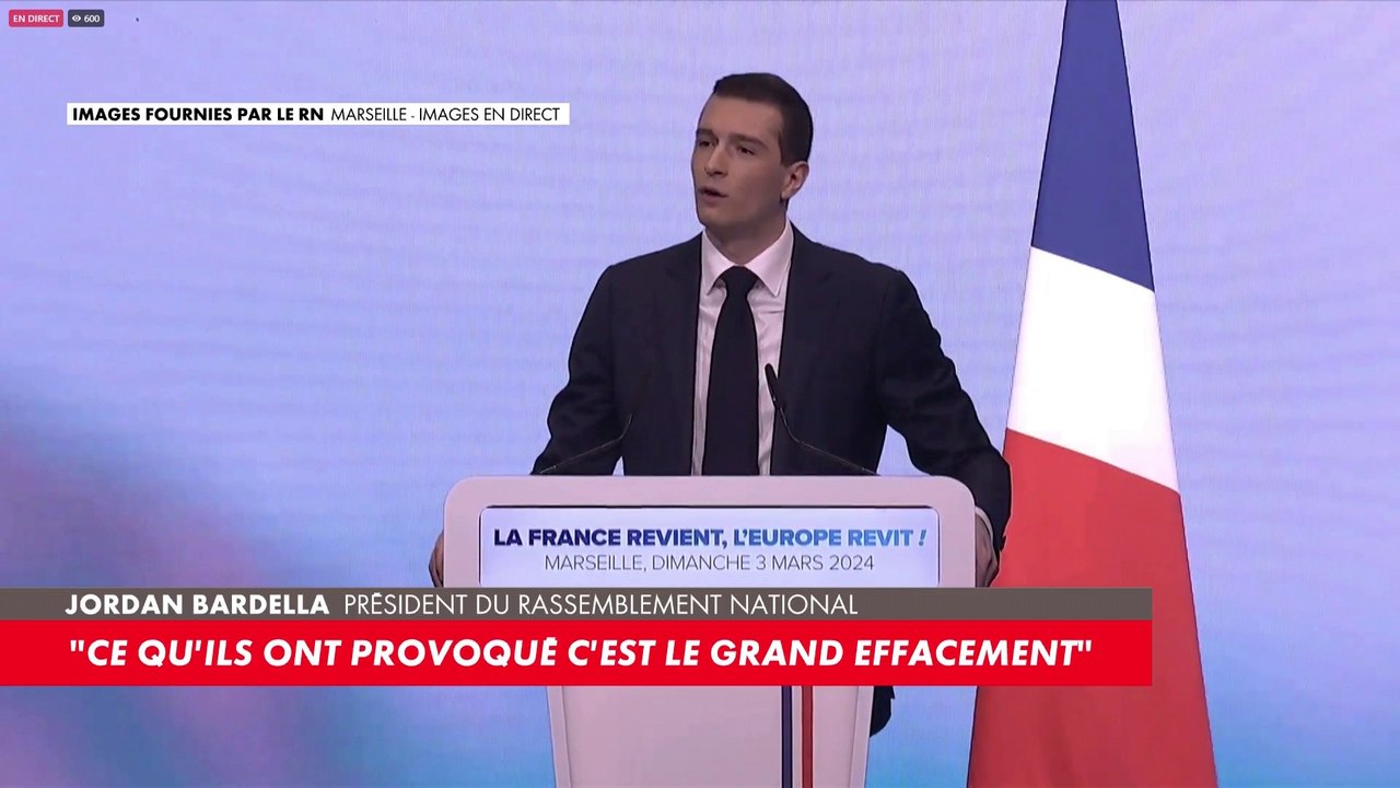 «Ce qu'ils ont provoqué c'est le grand effacement» : Jordan Bardella dresse le bilan du gouvernement d'Emmanuel Macron
