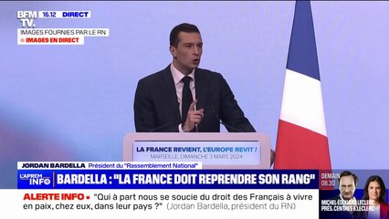 Européennes: Jordan Bardella appelle "les Français à s'unir et à se rassembler"