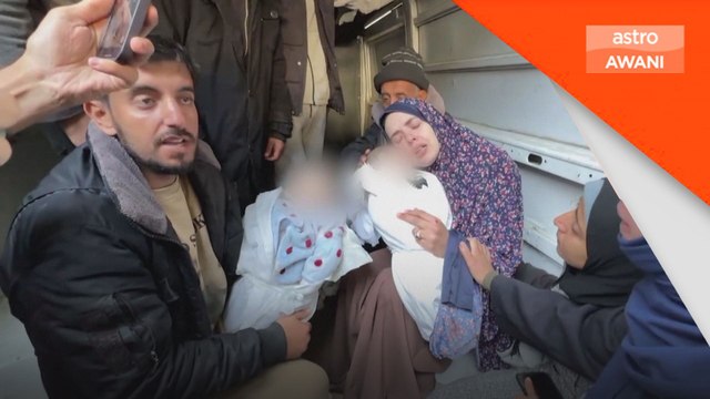 Bayi kembar, suami maut angkara serangan rejim Zionis