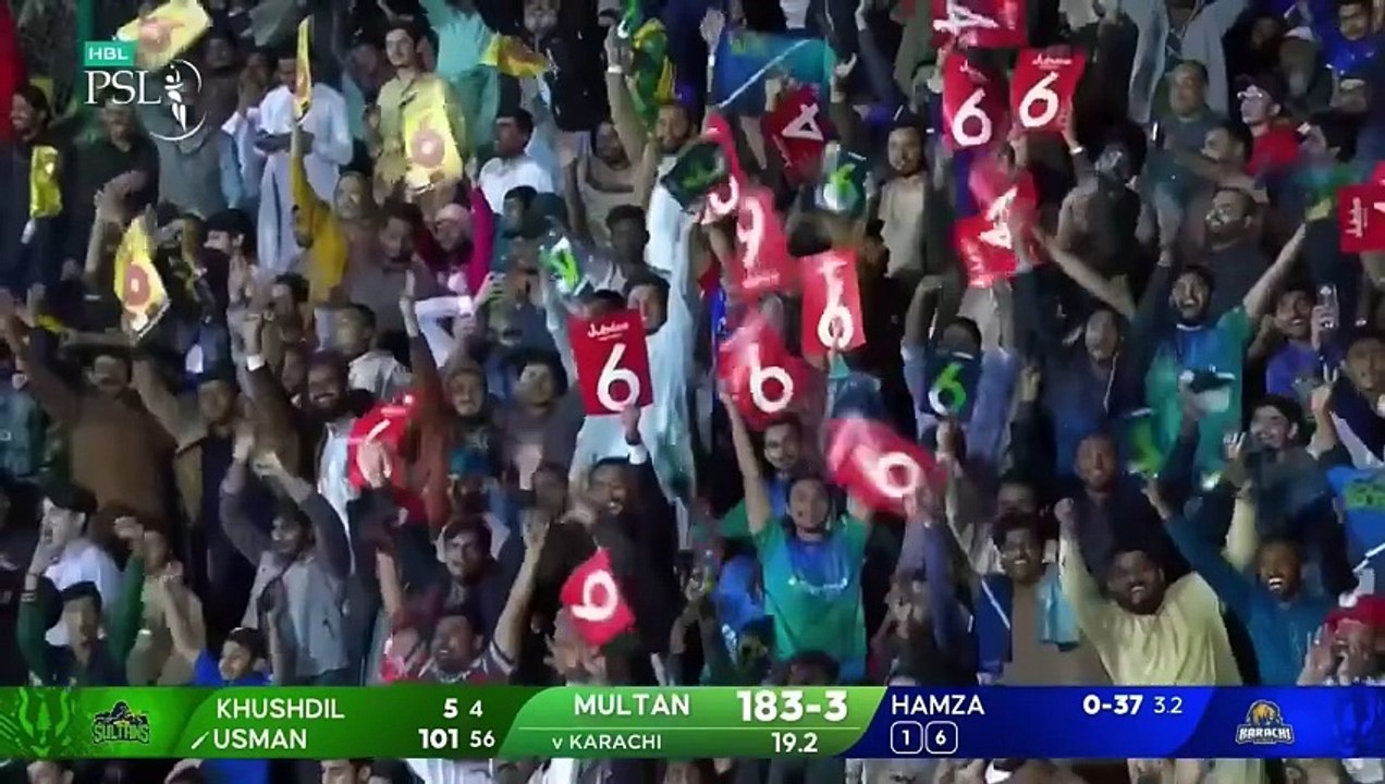 PSL 9 _ Usman Khan Century Celebration _ Karachi Kings vs Multan Sultans _ Match 19 _ M1Z2A